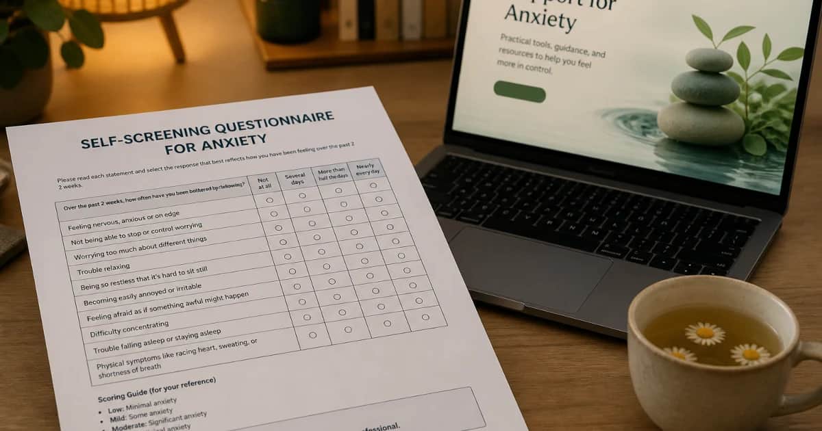 Anxiety Test: Screening Questions and When to Seek Help